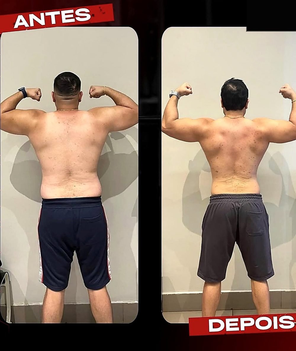 Antes e depois de aluno do atendimento presencial